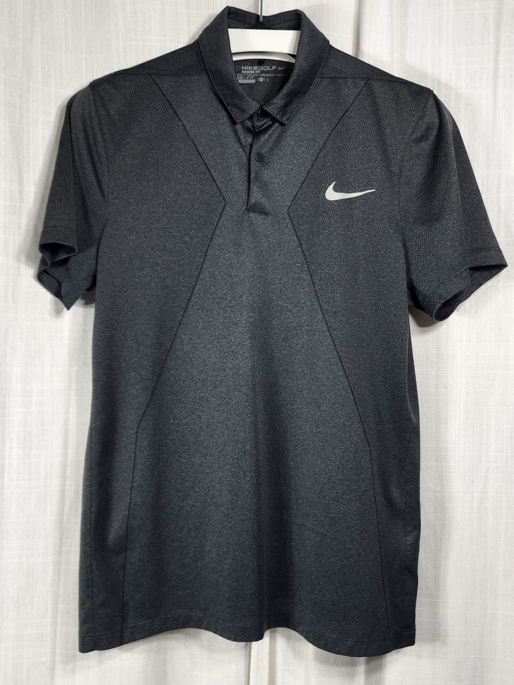 Nike Men’s Charcoal Dri-FIT Polo Shirt
